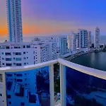 Apartamento Hermoso En Cartagena El Laguito Bocagrande Con Vista Al Mar